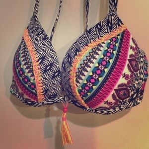 Colorful push-up bathing suit
